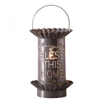 Mini Wax Warmer with Bless in Country Tin
