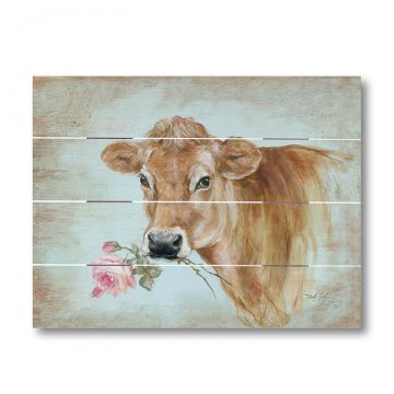 Miss Moo Pallet Art