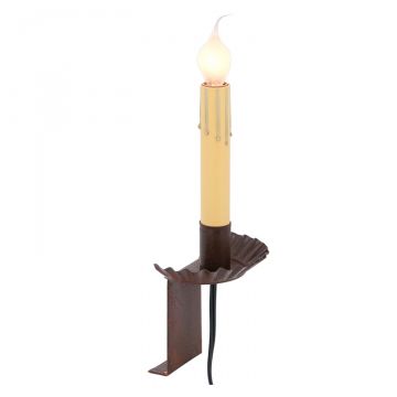 Raised Crimped Window Sill Accent Light in Rustic Tin