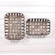 Reproduction wood Rectangular Tobacco Baskets Set of 2
