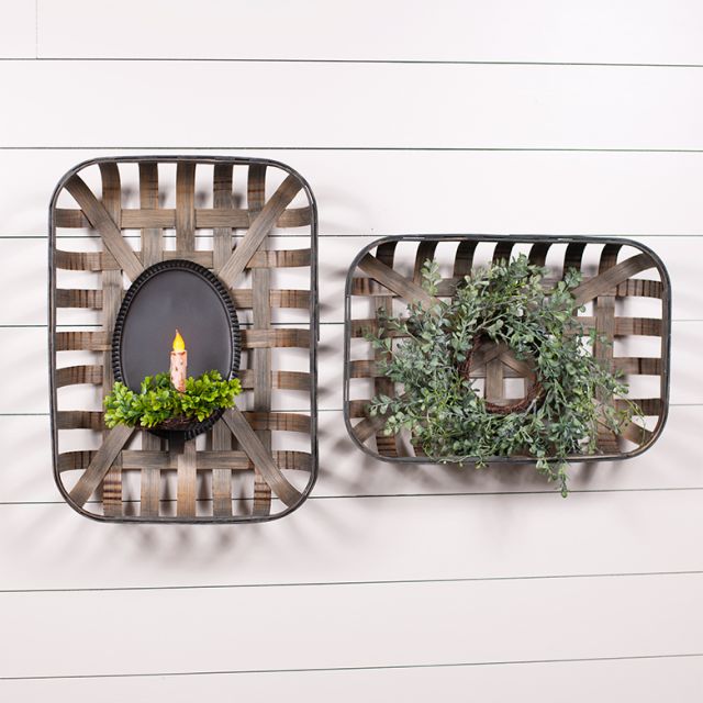 Decorative tobacco baskets deals