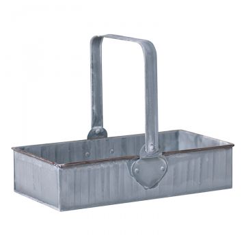 Simple Tote in Weathered Zinc